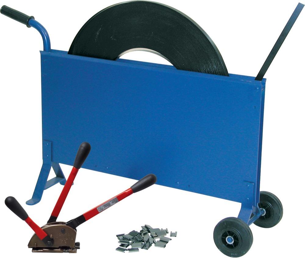 Produktbild Stahlband-Umreifungsset fahrbar,16mm