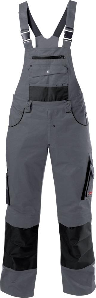 Produktbild Fortis Latzhose Performance 24 grau schwarz Gr. 110 bild 1