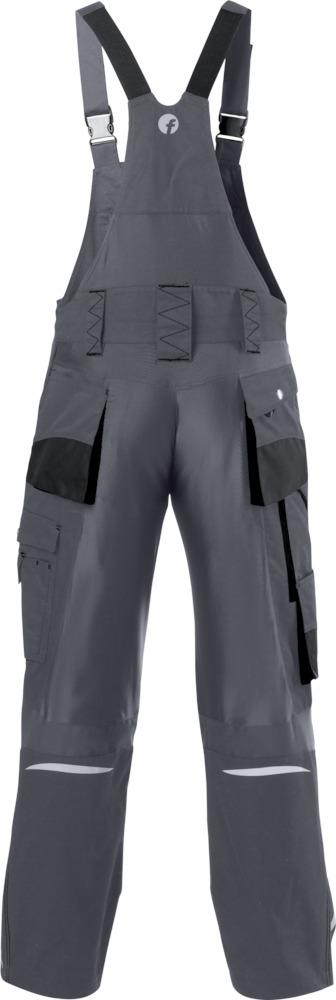 Produktbild Fortis Latzhose Performance 24 grau schwarz Gr. 110 bild 2