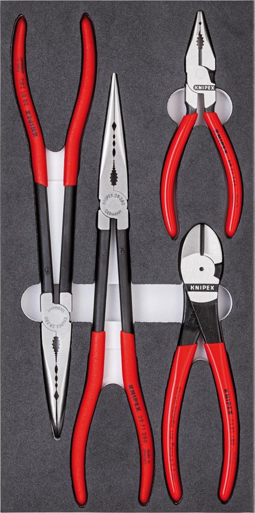 Produktbild Knipex Zangen-Set KFZ 4tlg.Schaumeinlage