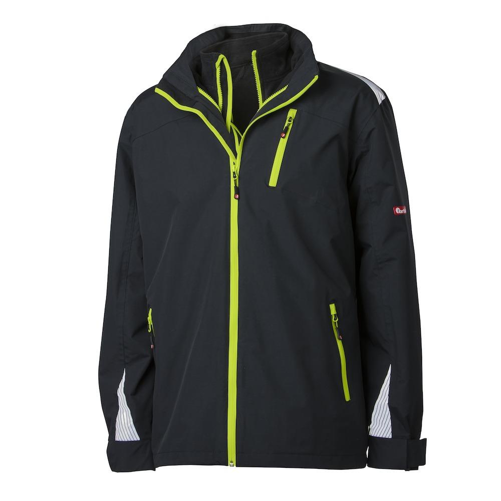 Produktbild Fortis 3 in 1 Jacke Performance 24 schwarz lime Gr.L