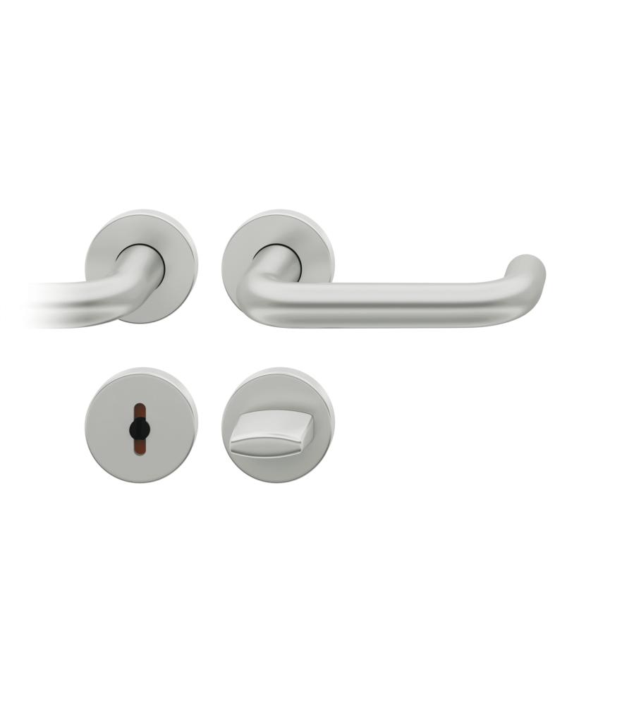 Produktbild FSB Zimmertür-Drückergarnitur WC Edelst.VK8, 0 12 1070