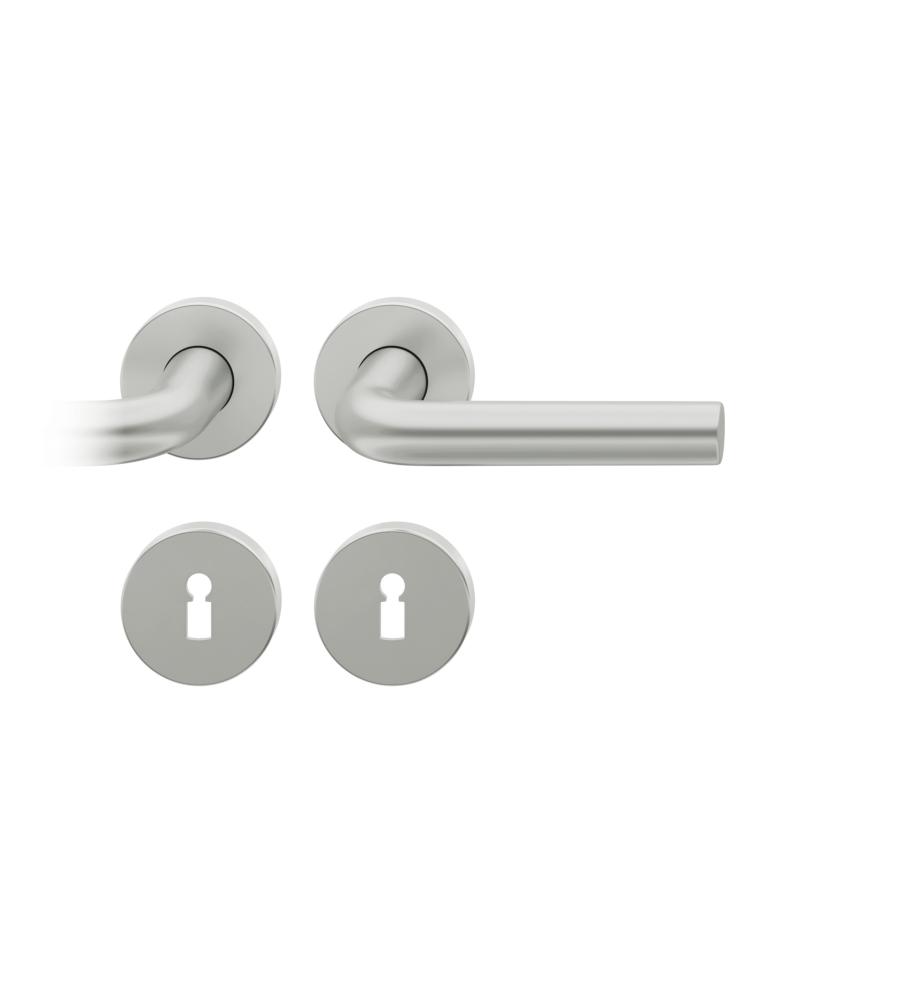 Produktbild FSB Zimmertür-Drückergarnitur BB Edelst.VK8, 0 12 1075