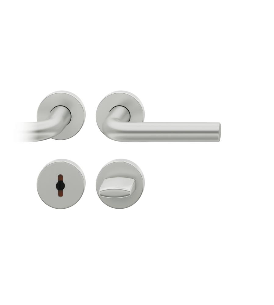 Produktbild FSB Zimmertür-Drückergarnitur WC Edelst.VK8, 0 12 1075