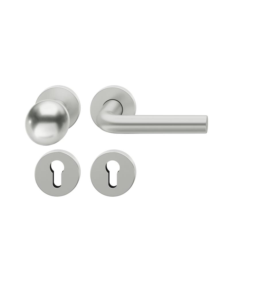 Produktbild FSB Zimmertür-Wechselgarnitur PZ Edelstahl VK8, 0 12 1075