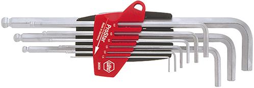 Produktbild Wiha Kugelkopf-Winkelschraubendreher-Satz 369 S9 9-tlg.