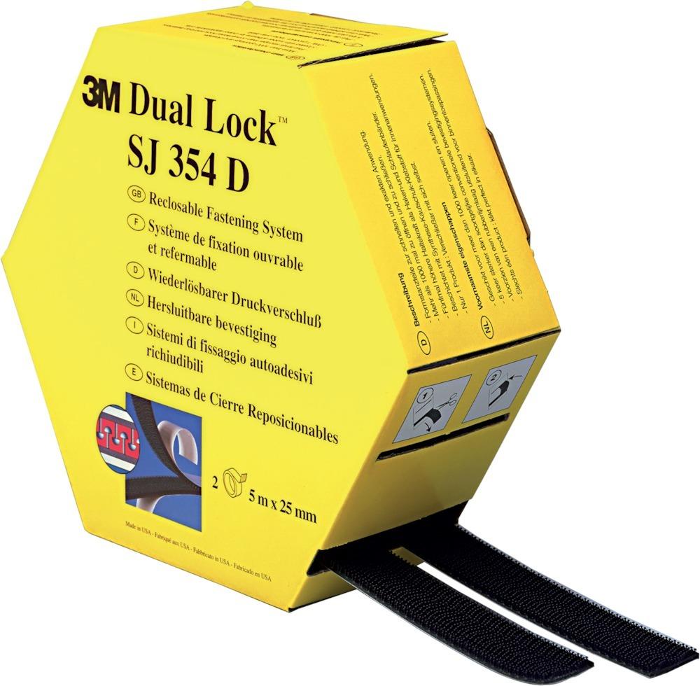 Produktbild 3M Druckverschluss Dual Lock SJ354D Spenderbox mit 2 x 5 Meter