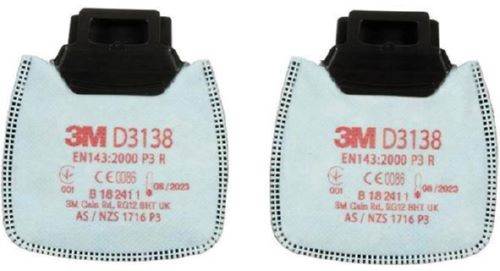 Produktbild 3M Partikelfilter D3138 P3R mit Aktivkohle