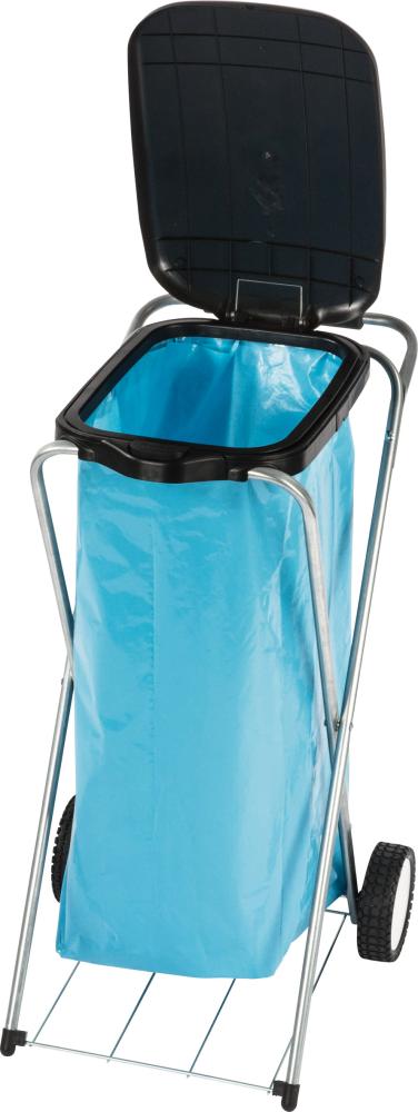 Produktbild Nölle Abfallsammler Mülleimer 120l fahrbar mit Deckel schwarz