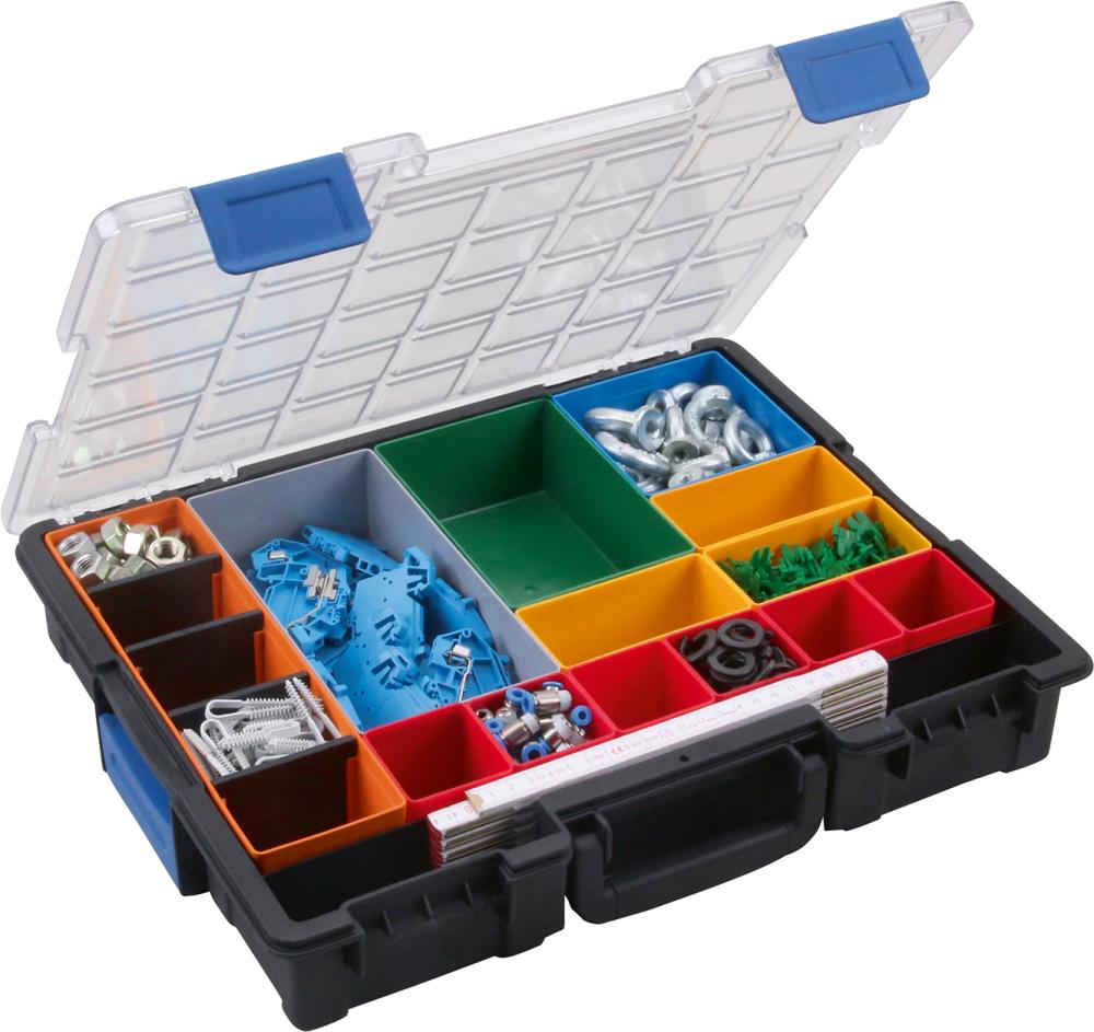 Produktbild Allit Kleinteilekoffer 440x335x76 mm 18 Fächer bild 4