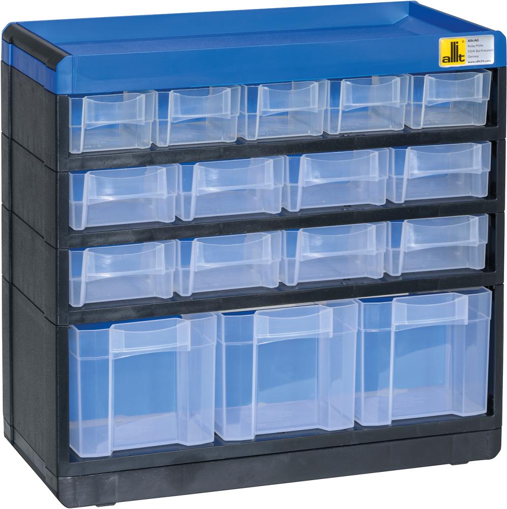 Produktbild Allit Schubladenmagazin VarioPlus Pro 29/32 16 Schubladen 16 Trenner
