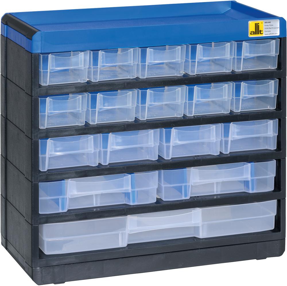 Produktbild Allit Schubladenmagazin VarioPlus Pro 29/35 17 Schubladen 18 Trenner