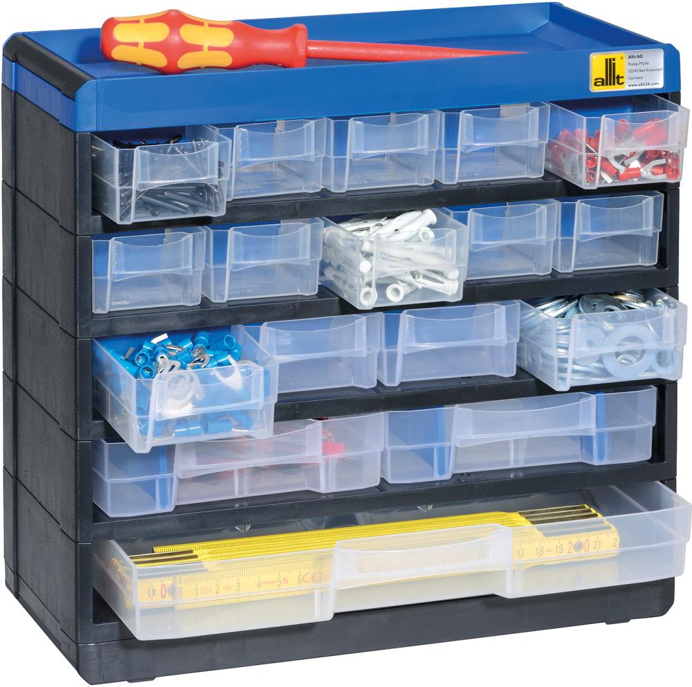 Produktbild Allit Schubladenmagazin VarioPlus Pro 29/35 17 Schubladen 18 Trenner bild 2