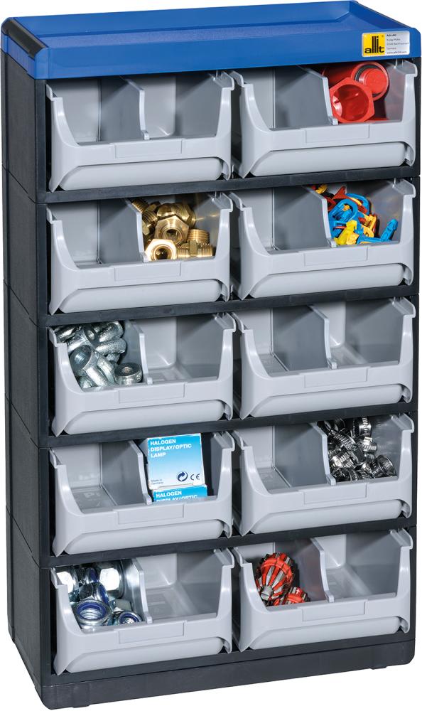 Produktbild Allit Schubladenmagazin VarioPlus Pro 53/20 10 Schubladen 10 Trenner bild 2
