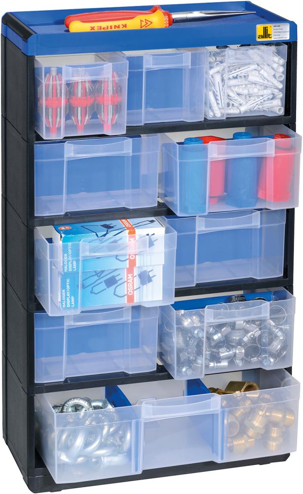 Produktbild Allit Schubladenmagazin VarioPlus Pro 53/21 10 Schubladen 11 Trenner bild 2