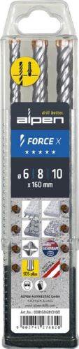 Produktbild Alpen SDS Plus Bohrerset FORCE X 3 Teile