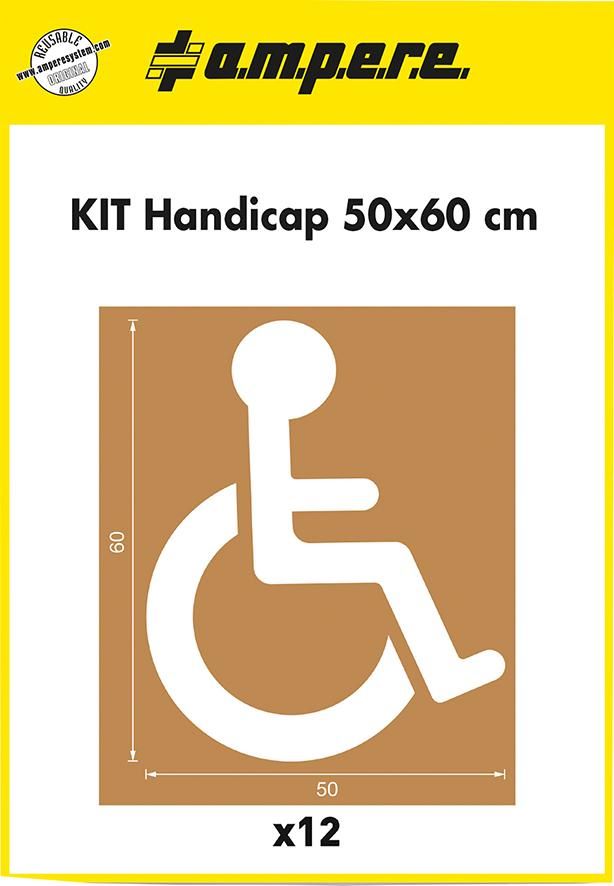 Produktbild Schablonenset Schablonen KIT Handicap 50 x 60 cm