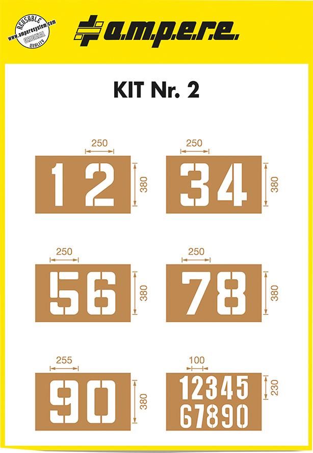 Produktbild Schablonenset Schablonen KIT 2