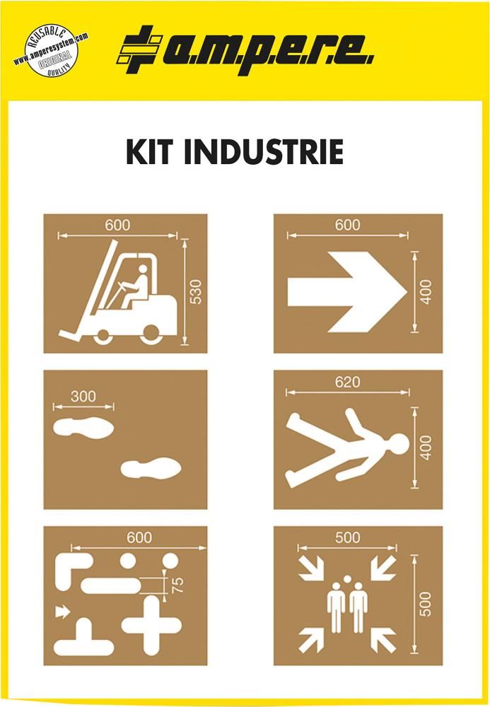 Produktbild Schablonenset Schablonen KIT Industrie