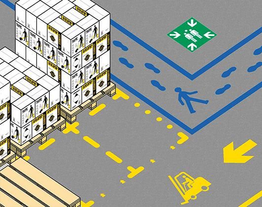 Produktbild Schablonenset Schablonen KIT Stellplatzmarkierung bild 2