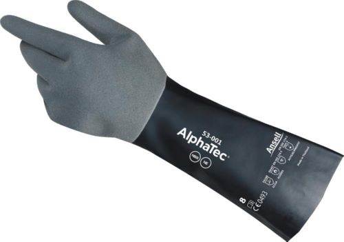 Produktbild Ansell Chemikalienschutzhandschuh AlphaTec 53 001 Größe 10 schwarz bild 7