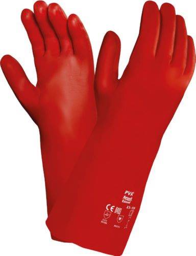 Produktbild Ansell Chemikalienschutzhandschuh AlphaTec 15 554 Größe 9 rot