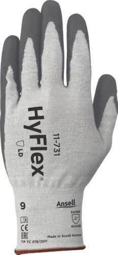 Produktbild Ansell Schnittschutzhandschuh HyFlex 11 731 Größe 7 grau