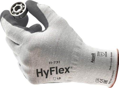 Produktbild Ansell Schnittschutzhandschuh HyFlex 11 731 Größe 11 grau bild 8