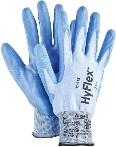Produktbild Ansell Montagehandschuh HyFlex 11 518 Größe 6 blau