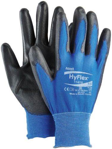 Produktbild Ansell Montagehandschuh HyFlex 11 618 Größe 6 schwarz blau
