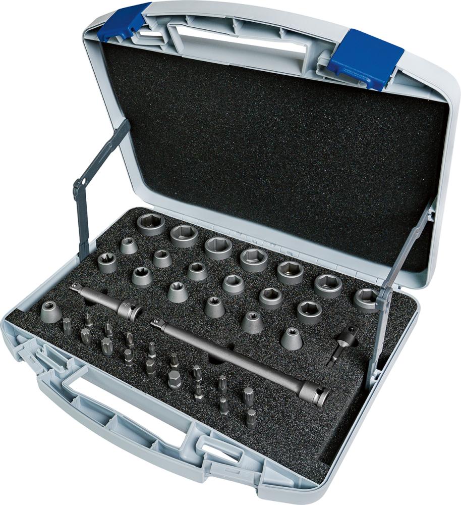 Produktbild ASW Kraft Steckschlüsselsatz 3/8 Zoll 40 Teile