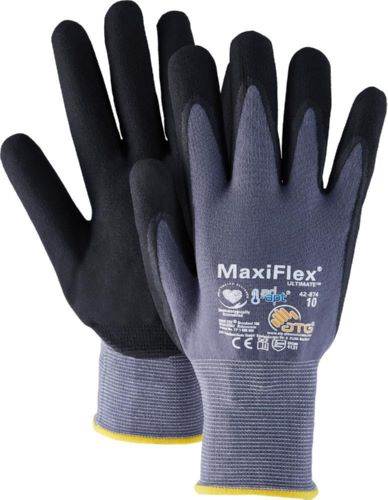 Produktbild ATG Montagehandschuh Maxi Flex Ultimate AD APT Größe 12 grau schwarz