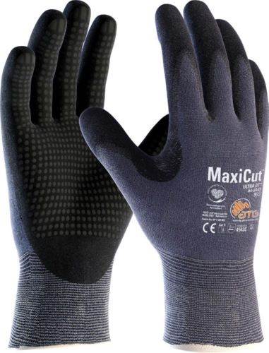 Produktbild ATG Schnittschutzhandschuhe Maxi Flex Maxi Cut Ultra genoppt Größe 7 schwarz blau
