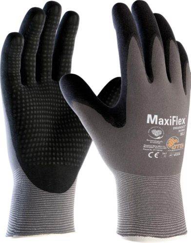 Produktbild ATG Montagehandschuhe Maxi Flex Ultimate Nylon Größe 12 grau schwarz