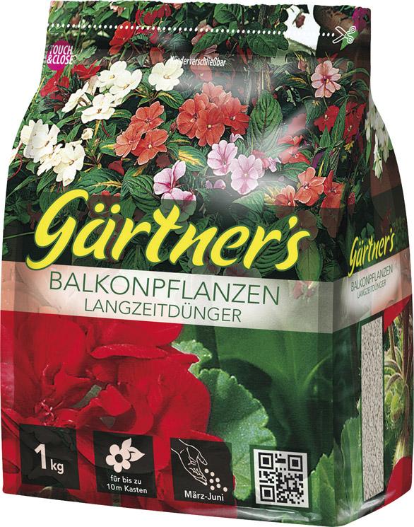 Produktbild Gärtner`s Balkonpflanzen 1kg Langzeitdünger