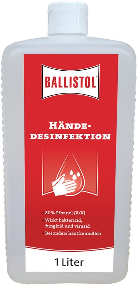 Produktbild Ballistol Händedesinfektion Flasche mit 1 Liter