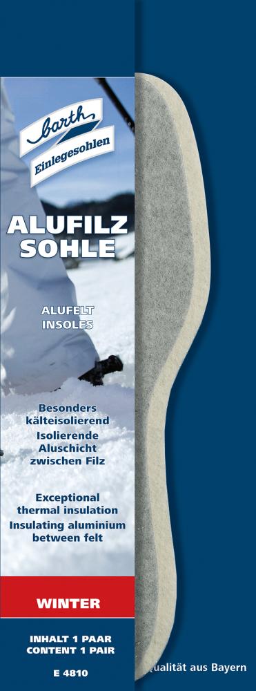 Produktbild Barth Alu Filz Sohle Gr. 43