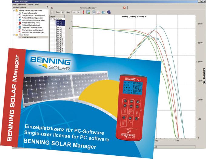 Produktbild Benning PC Software SOLAR Manager