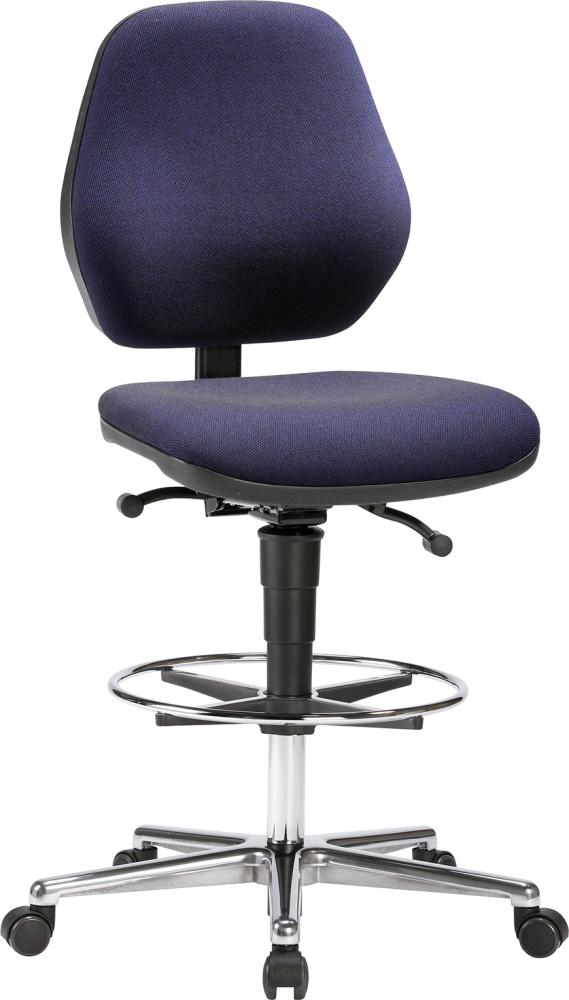 Produktbild Bimos Fahrbahrer Hochstuhl Stoffpolster blau