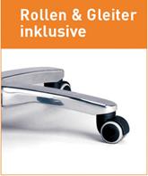 Produktbild Bimos Schwerlast Bürostuhl Sintec 160 Stoffpolster schwarz bild 3