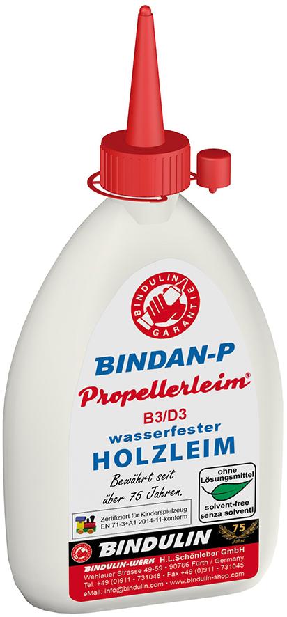 Produktbild Bindulin Holzleim Bindan-P Flasche mit 100 Gramm