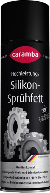 Produktbild CARAMBA Silikonsprühfett Hochleistungsfett NSF Sprühdose mit 500 ml