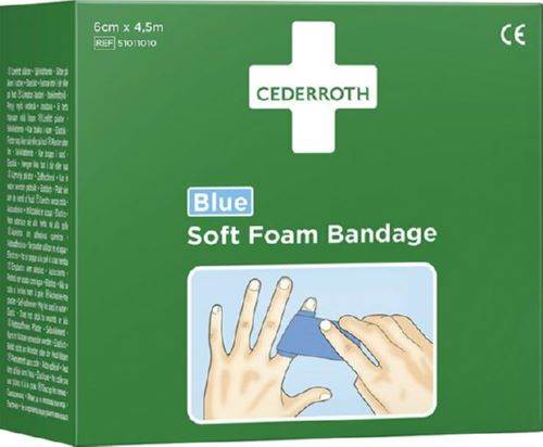Produktbild Cederroth Schaumbandage blau 6cmx4,5m