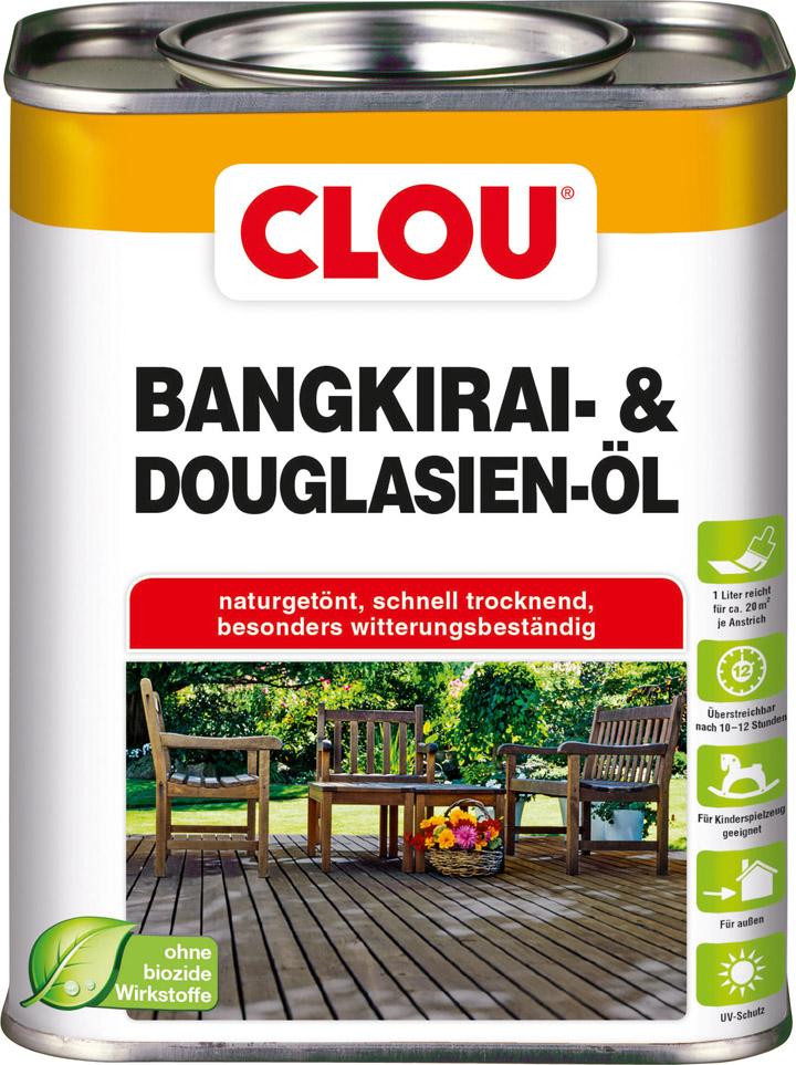 Produktbild Clou Bangkirai und Douglasienöl Dose mit 750 ml