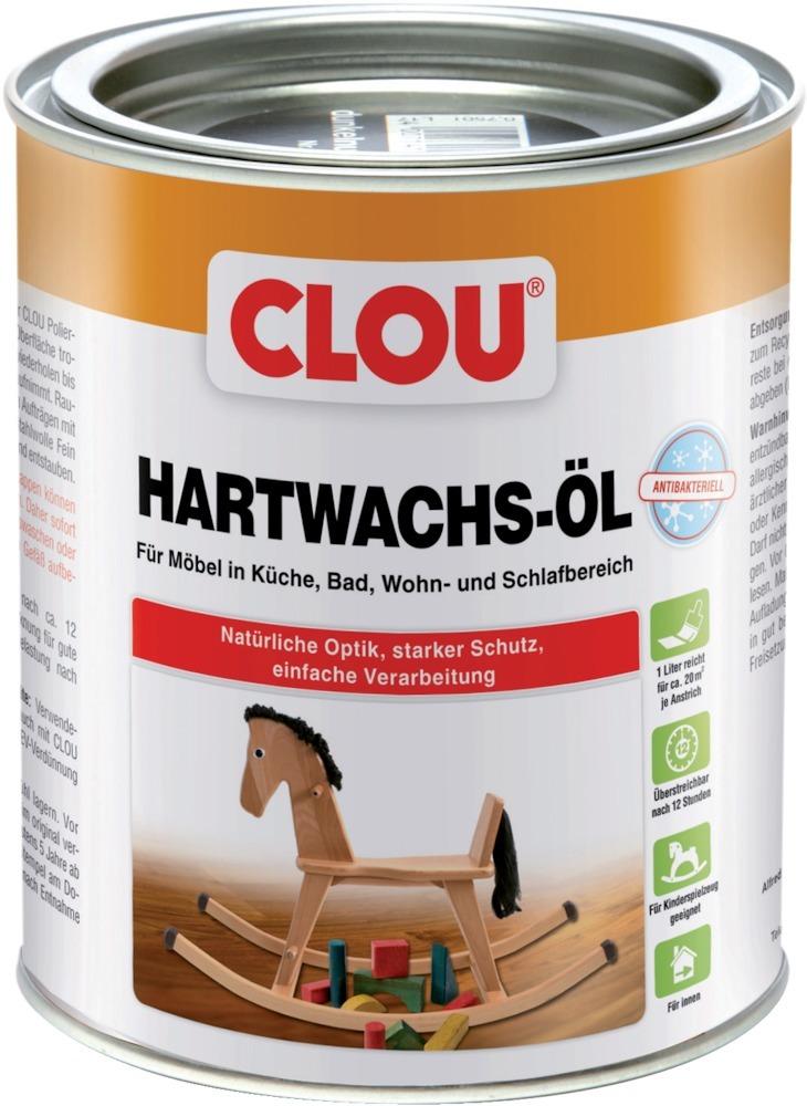 Produktbild Clou Hartwachsöl farblos Dose mit 750 ml