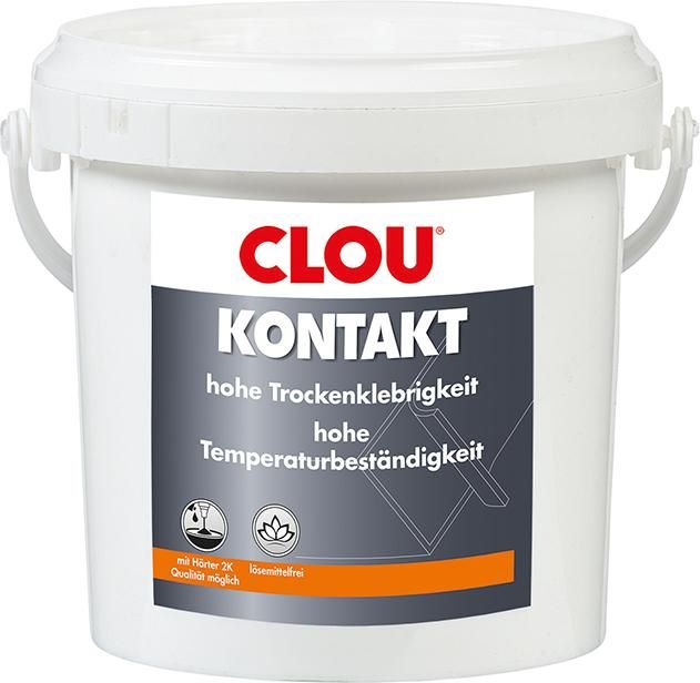 Produktbild Clou Qualitätsdispersionskleber Kontakt Eimer mit 1 Kilogramm