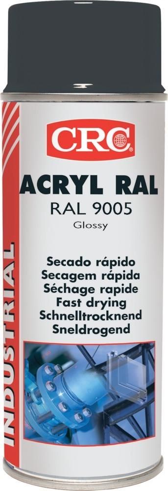 Produktbild CRC Farblackspray Acrylic Paint Tiefschwarz glanz Sprühdose mit 400 ml