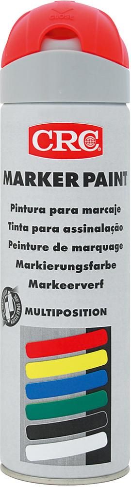 Produktbild CRC Markierfarbe Marker Paint Leuchtrot Sprühdose mit 500 ml