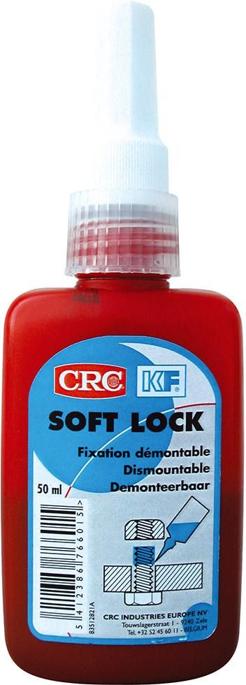 Produktbild CRC Schraubensicherung Soft lock temporär Flasche mit 50 ml