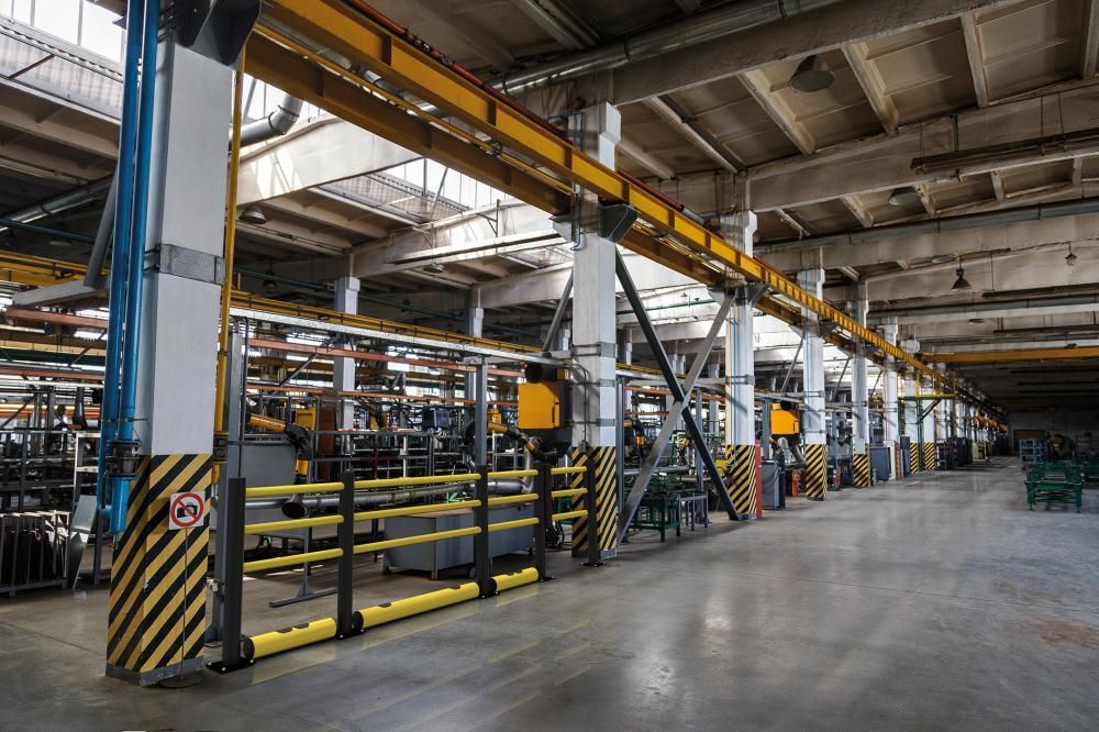 Produktbild Dancop Bodenprofilbarriere Mike gelb schwarz 500 mm lang bild 3